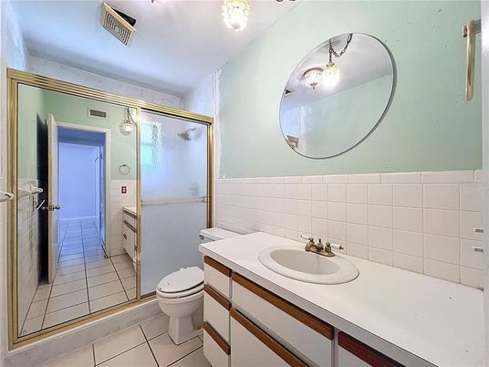 Bathroom, Glass Shower, Interior