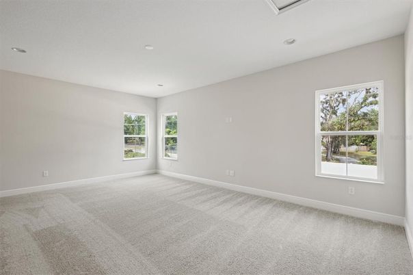 Empty room, Interior, Recessed Lighting
