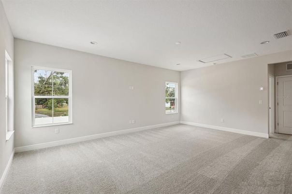 Empty room, Interior, Recessed Lighting