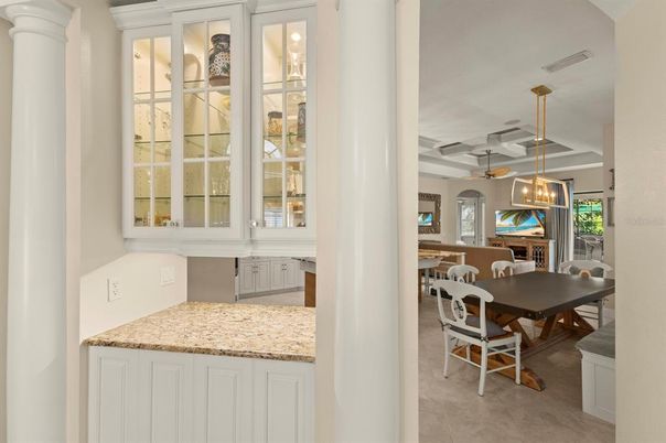Dining room, Interior, Pendant Lights