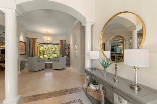 Chandelier, Dining room, Interior, Living room, Recessed Lighting