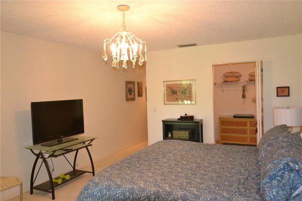 Bedroom, Chandelier, Interior