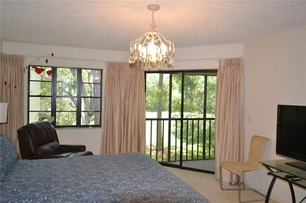 Bedroom, Chandelier, Interior