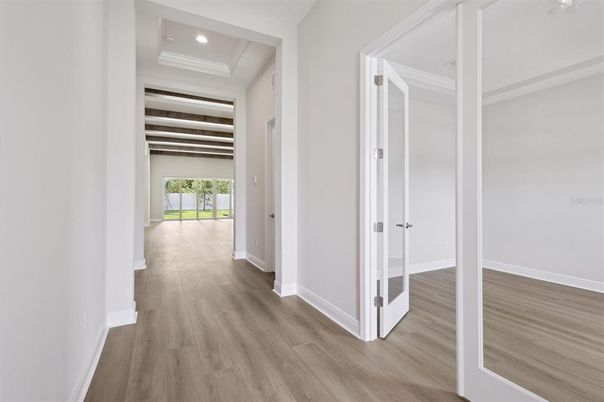 Interior, Recessed Lighting, Wood Texture Flooring