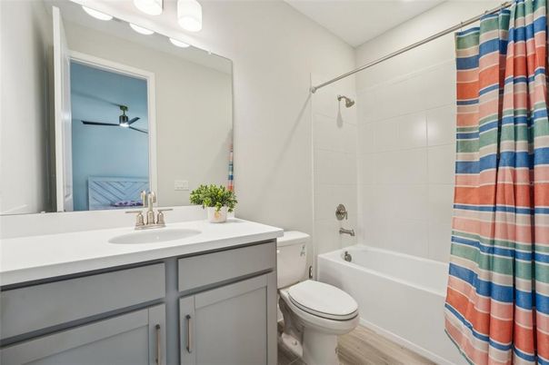 Bathroom, Interior, Wood Texture Flooring
