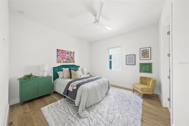 Bedroom, Interior, Wood Texture Flooring