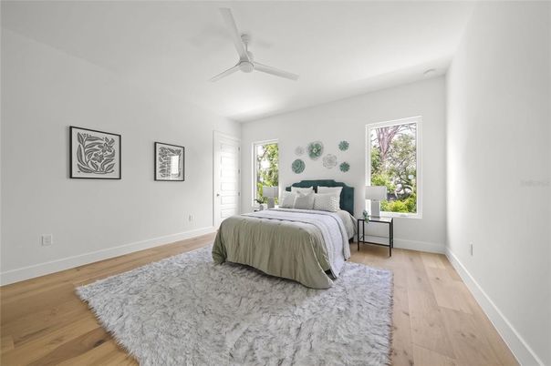 Bedroom, Interior, Wood Texture Flooring