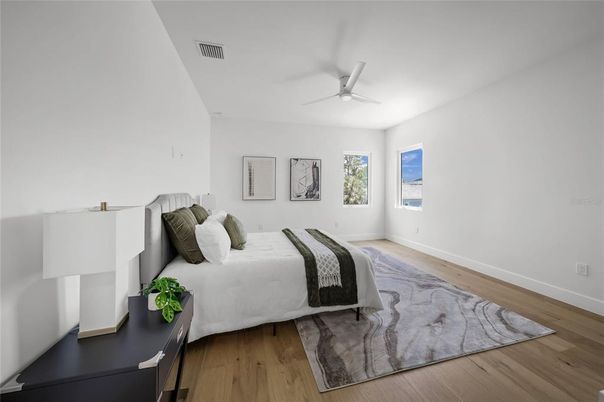 Bedroom, Interior, Wood Texture Flooring