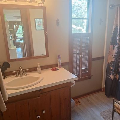 Bathroom, Interior, Wood Texture Flooring
