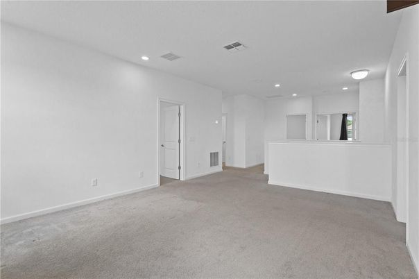 Empty room, Interior, Recessed Lighting