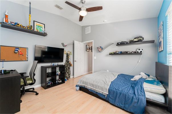 Bedroom, Home Office, Interior, Wood Texture Flooring