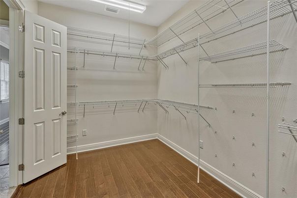 Interior, Walk-in Closets, Wood Texture Flooring