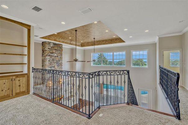 Interior, Pendant Lights, Recessed Lighting, Stone Walls