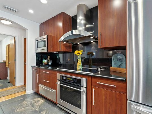 Interior, Kitchen, Recessed Lighting, Stainless Steel Appliances