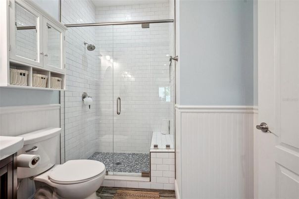 Bathroom, Glass Shower, Interior