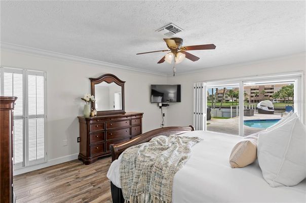 Bedroom, Interior, Wood Texture Flooring