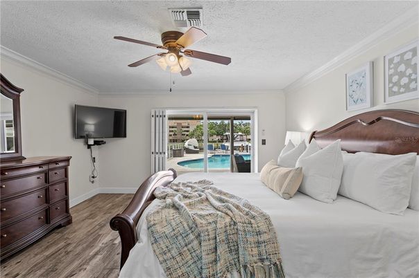 Bedroom, Interior, Wood Texture Flooring