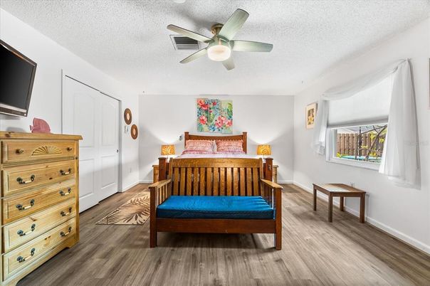 Bedroom, Interior, Wood Texture Flooring