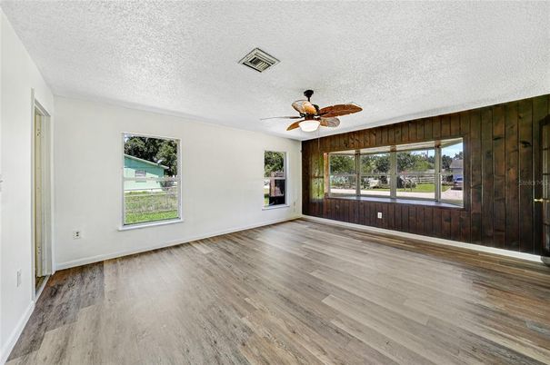 Empty room, Interior, Wood Texture Flooring, Wooden Walls