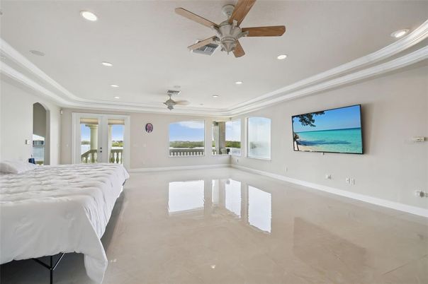 Bedroom, Interior, Recessed Lighting