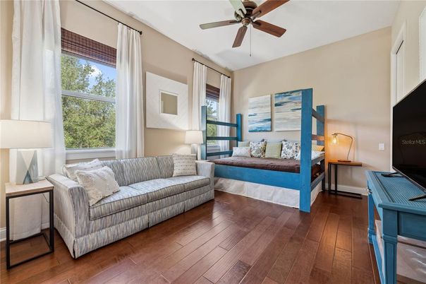 Bedroom, Interior, Wood Texture Flooring