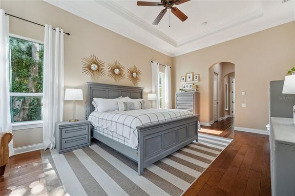 Bedroom, Interior, Wood Texture Flooring