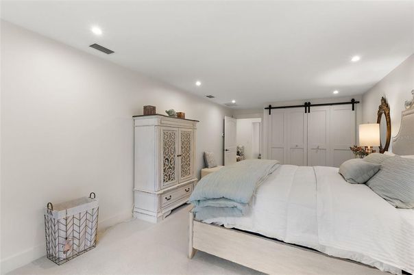 Bedroom, Interior, Recessed Lighting