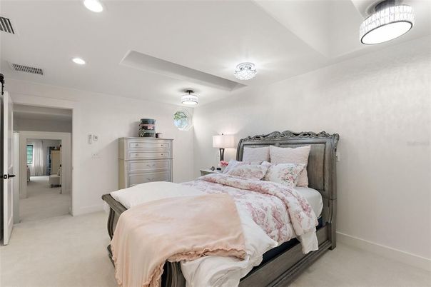 Bedroom, Interior, Recessed Lighting