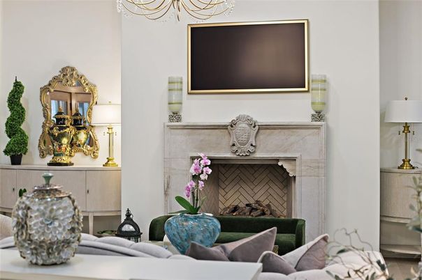 Fireplace, Interior, Living room