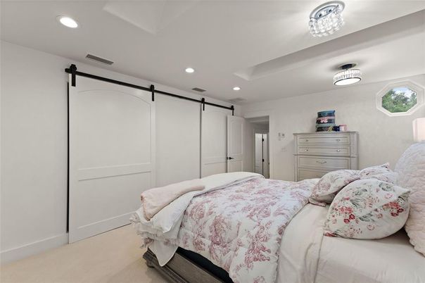 Bedroom, Interior, Recessed Lighting