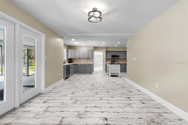 Interior, Kitchen, Recessed Lighting, Stainless Steel Appliances