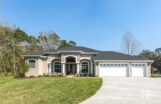 Attached, Backyard, Exterior, Facade, Ranch