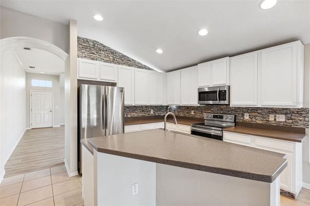 Interior, Kitchen, Recessed Lighting, Stainless Steel Appliances