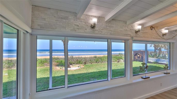 Interior, Stone Walls, Water, Wood Texture Flooring