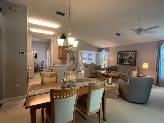 Dining room, Interior, Living room, Pendant Lights