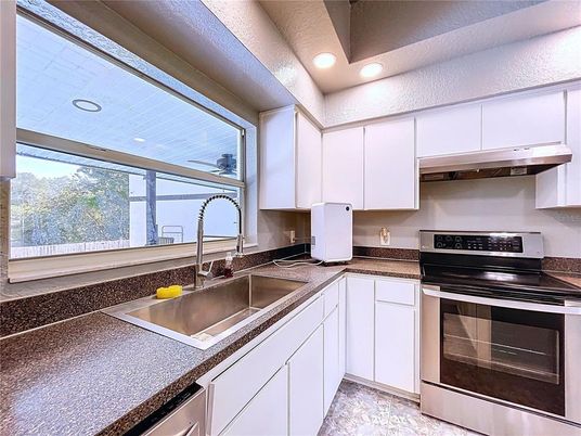 Interior, Kitchen, Recessed Lighting, Stainless Steel Appliances