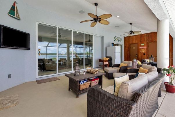 Interior, Living room, Recessed Lighting, Wooden Walls