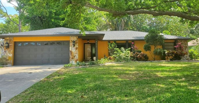 Attached, Backyard, Exterior, Facade, Ranch