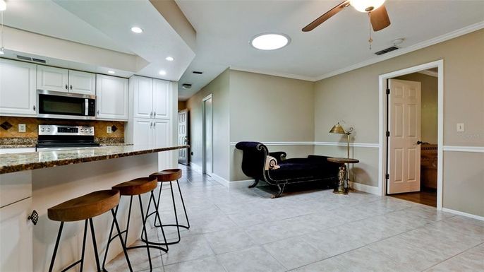 Interior, Kitchen, Recessed Lighting, Stainless Steel Appliances
