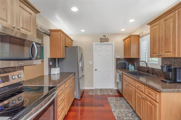 Interior, Kitchen, Recessed Lighting, Stainless Steel Appliances