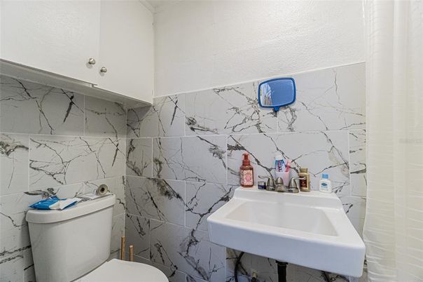 Bathroom, Interior, Marble Walls