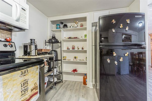 Interior, Kitchen, Wood Texture Flooring