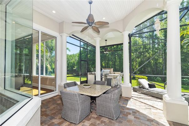 Dining room, Interior, Recessed Lighting, Sun Room