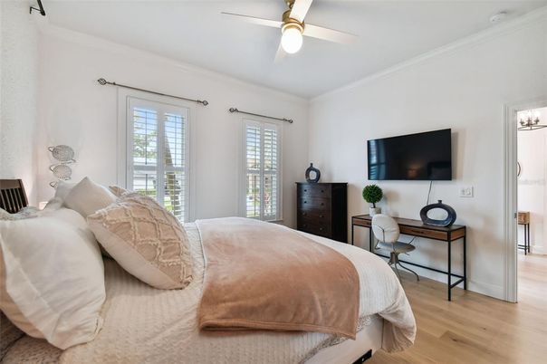 Bedroom, Home Office, Interior, Wood Texture Flooring