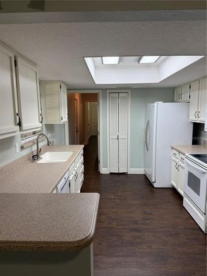 Interior, Kitchen, Wood Texture Flooring