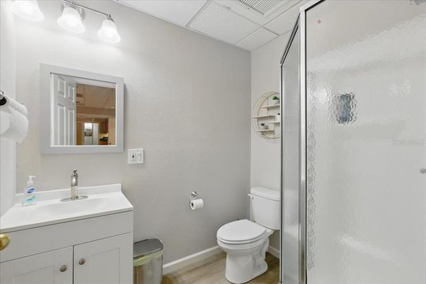 Bathroom, Interior, Wood Texture Flooring