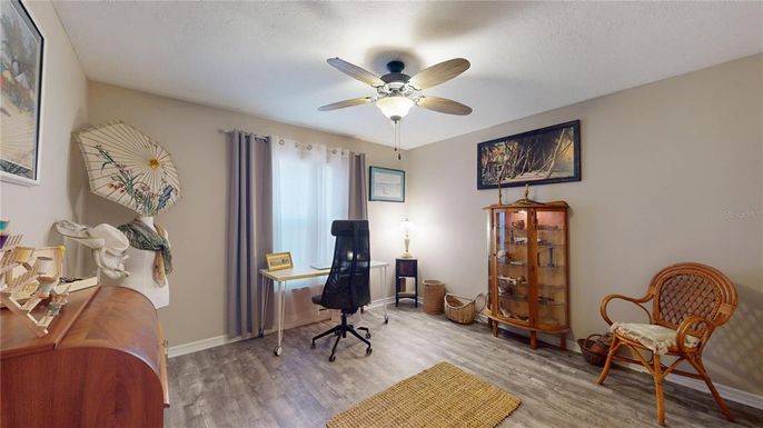 Home Office, Interior, Wood Texture Flooring
