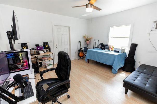Home Office, Interior, Wood Texture Flooring
