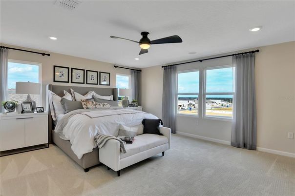 Bedroom, Interior, Recessed Lighting, Water