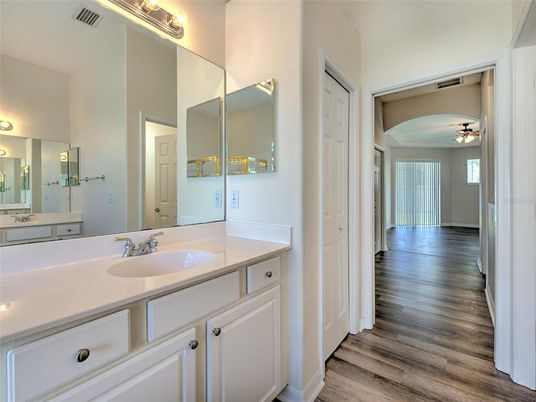 Bathroom, Interior, Wood Texture Flooring